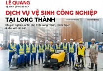 Dịch vụ vệ sinh công nghiệp tại Long Thành – Làm sạch nhanh, đúng tiêu chuẩn