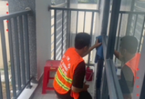 Dự án vệ sinh nhà xưởng toà nhà công an ở Biên Hoà