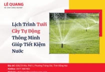 Lịch Trình Tưới Cây Tự Động Thông Minh Giúp Tiết Kiệm Nước 