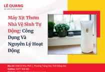 Máy Xịt Thơm Nhà Vệ Sinh Tự Động: Công Dụng Và Nguyên Lý Hoạt Động