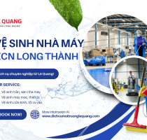 Dọn dẹp vệ sinh nhà máy KCN Long Thành chuyên nghiệp từ Lê Quang – Đối tác tin cậy