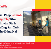 Giải Pháp Vệ Sinh Biệt Thự Khu Chuyên Gia & Xưởng Sản Xuất Nhỏ Đồng Nai