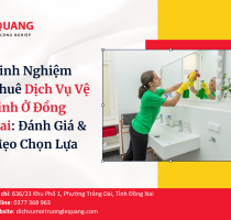 Kinh Nghiệm Thuê Dịch Vụ Vệ Sinh Ở Đồng Nai: Đánh Giá & Mẹo Chọn Lựa