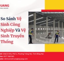 So Sánh Vệ Sinh Công Nghiệp Và Vệ Sinh Truyền Thống