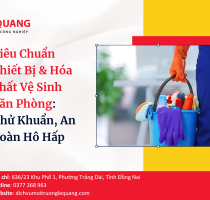 Tiêu Chuẩn Thiết Bị & Hóa Chất Vệ Sinh Văn Phòng: Khử Khuẩn, An Toàn Hô Hấp