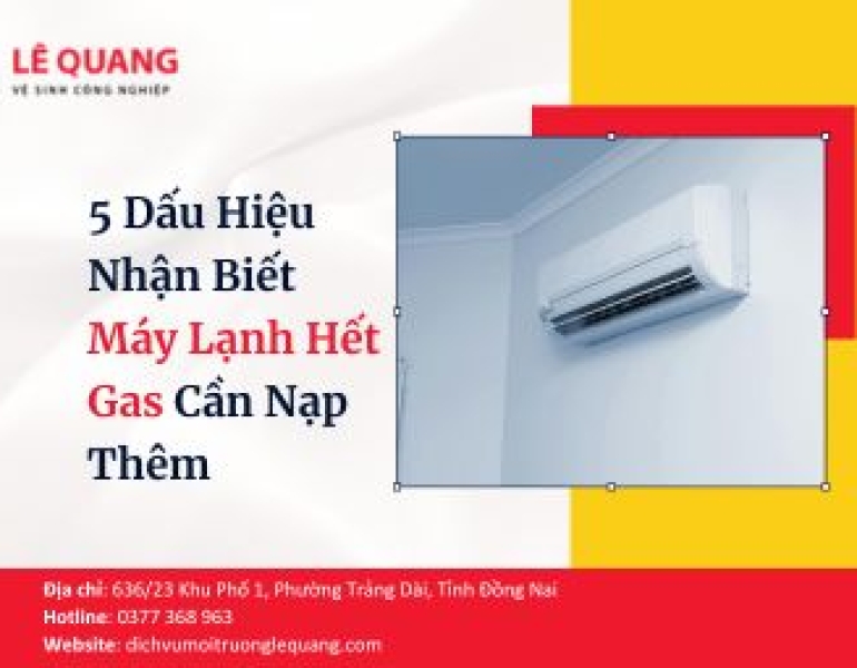 5 Dấu Hiệu Nhận Biết Máy Lạnh Hết Gas Cần Nạp Thêm