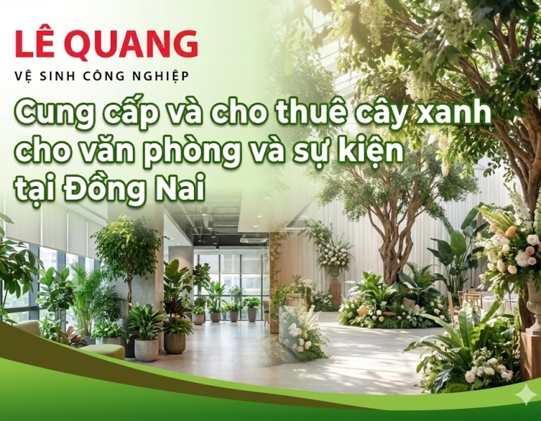 Cung cấp và cho thuê cây xanh cho văn phòng và sự kiện tại Đồng Nai