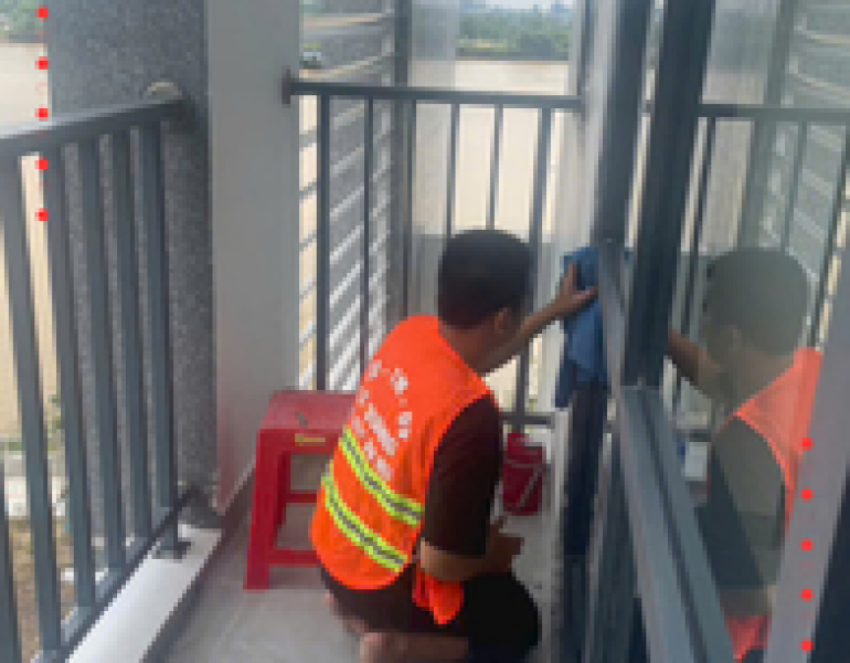 Dự án vệ sinh nhà xưởng toà nhà công an ở Biên Hoà