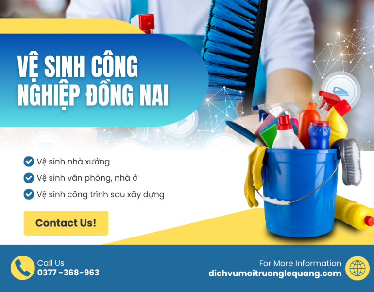 Lợi ích khi thuê đơn vị vệ sinh công nghiệp chuyên nghiệp tại Đồng Nai
