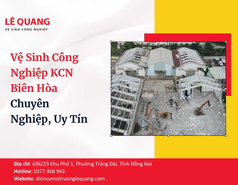 Vệ Sinh Công Nghiệp KCN Biên Hòa Chuyên Nghiệp, Uy Tín