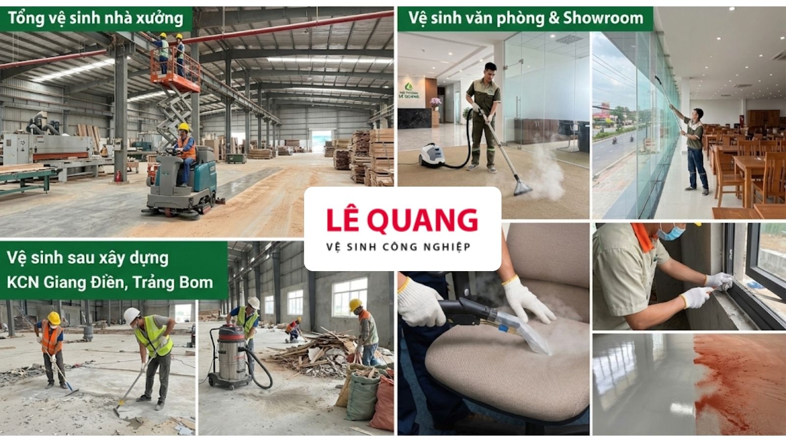 Vệ sinh công nghiệp Đồng Nai